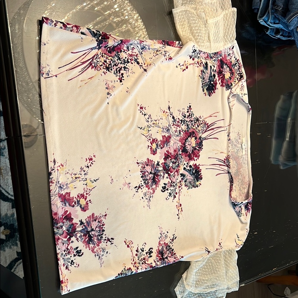 Maurices Floral Patterned Blouse